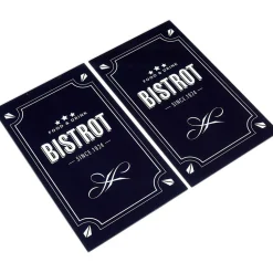 Couvre plaque planche à découper en verre design Bistrot x2^Gifi Best