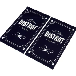 Couvre plaque planche à découper en verre design Bistrot x2^Gifi Best