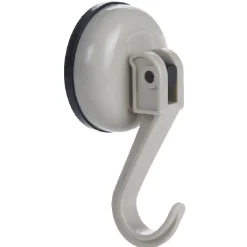 Rangement|Gifi Crochet à ventouse gris