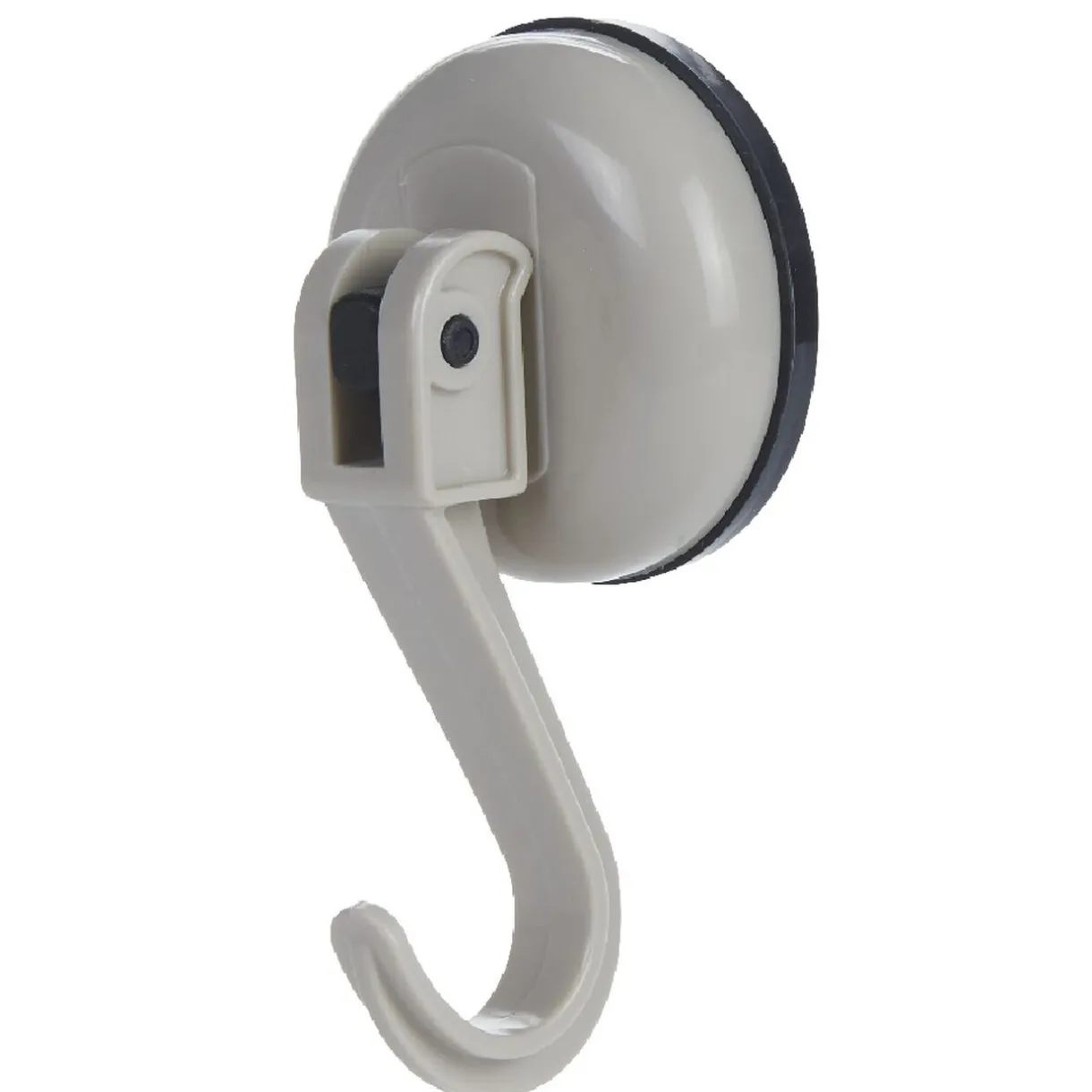 Rangement|Gifi Crochet à ventouse gris