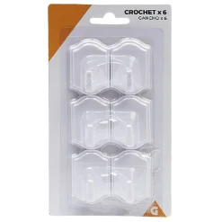 Rangement|Gifi Crochet adhésif x6