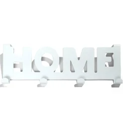 Rangement|Gifi Crochet de porte HOME en métal blanc ou noir 36,5x16,5cm - 2 modèles