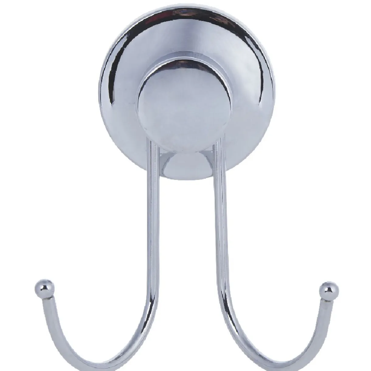 Rangement|Gifi Crochet double à ventouse inox gris