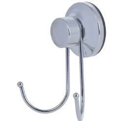 Rangement|Gifi Crochet double à ventouse inox gris