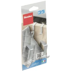 Rangement|Gifi Crochet double polytherm métal argenté