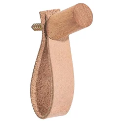 Rangement|Gifi Crochet en bois et cuir