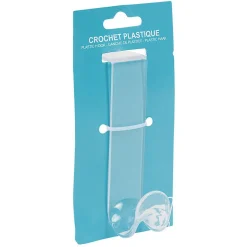 Rangement|Gifi Crochet en plastique translucide