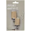 Rangement|Gifi Crochets adhésifs x2 bois