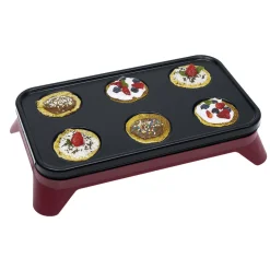 Crêpe party Homday 6 personnes 1000W^Gifi Discount