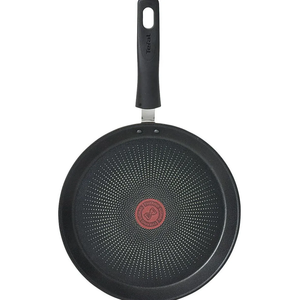Crêpière Tefal aluminium anti adhérente thermosignal marron Ø 25 cm^Gifi Outlet