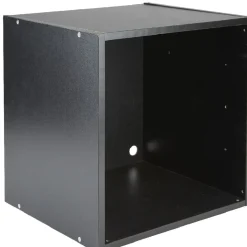 Rangement|Gifi Cube de rangement 1 case bois noir