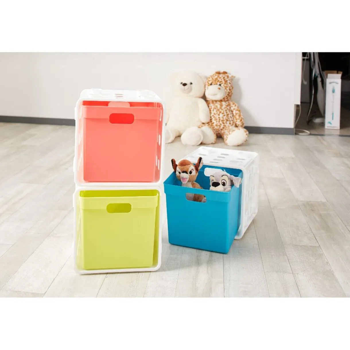 Rangement|Gifi Cube de rangement empilable