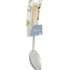 Cuillère à servir en inox avec manche en bois^Gifi Best