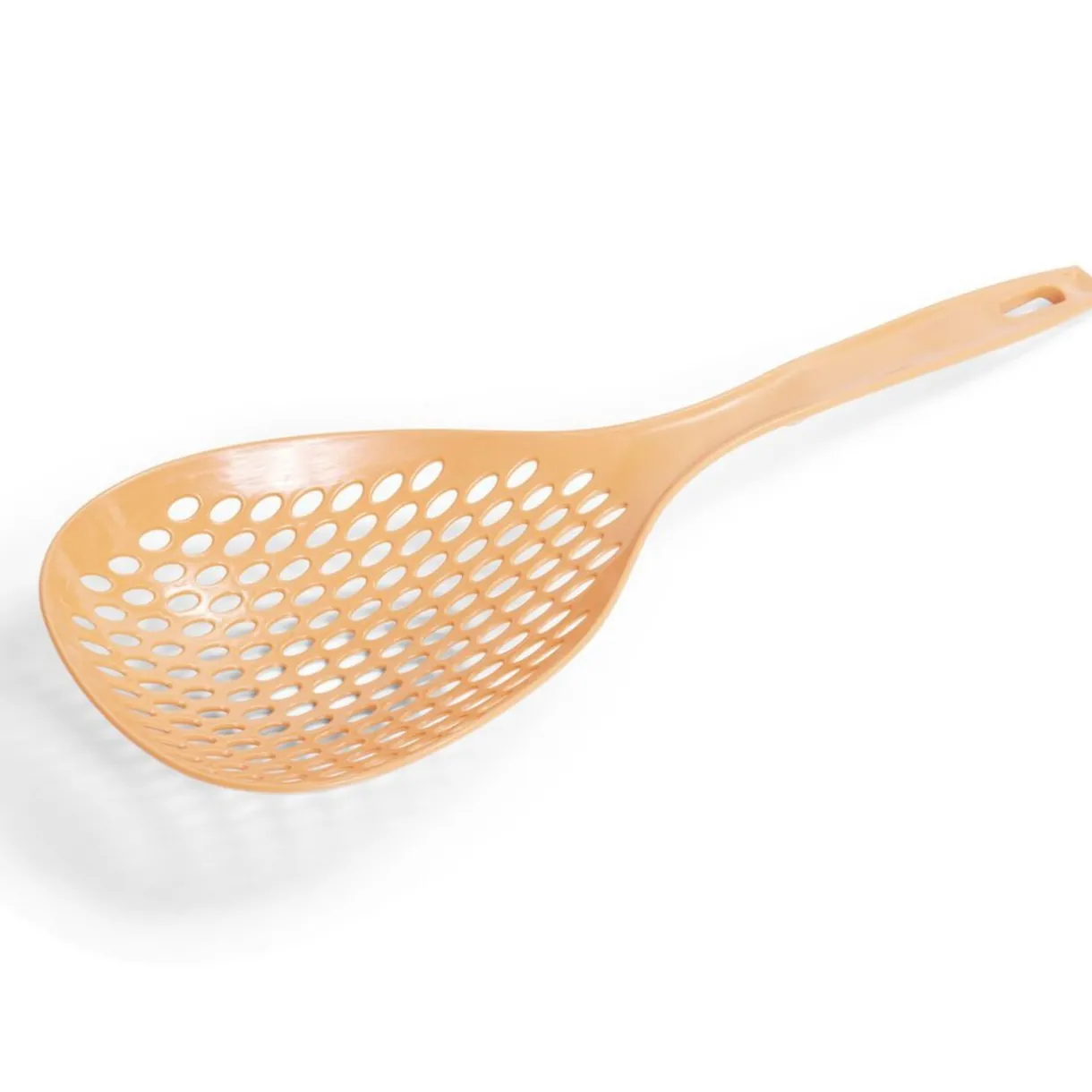 Cuillère écumoire plastique blanc ou orange^Gifi