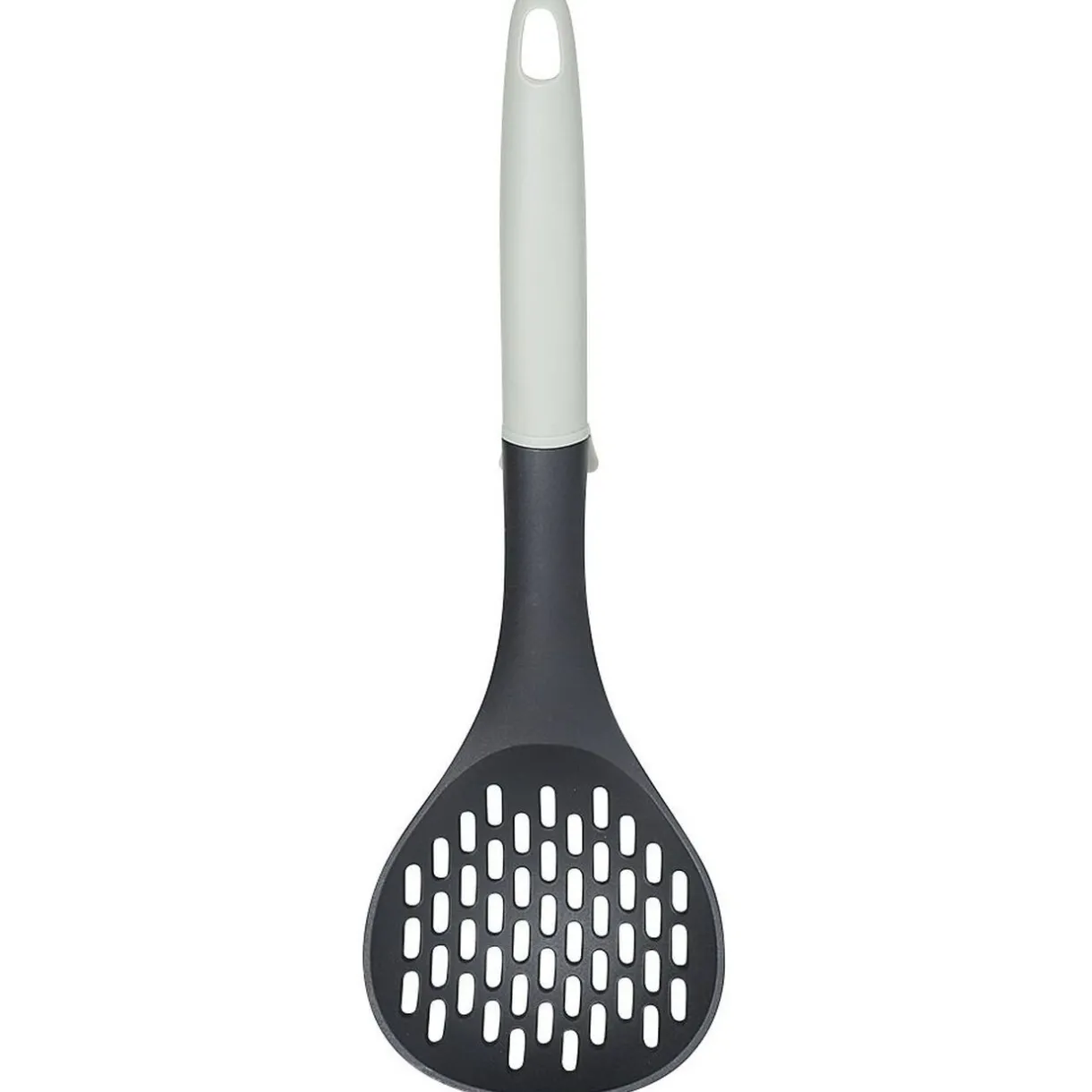 Écumoire plastique avec accroche noir et gris^Gifi Online