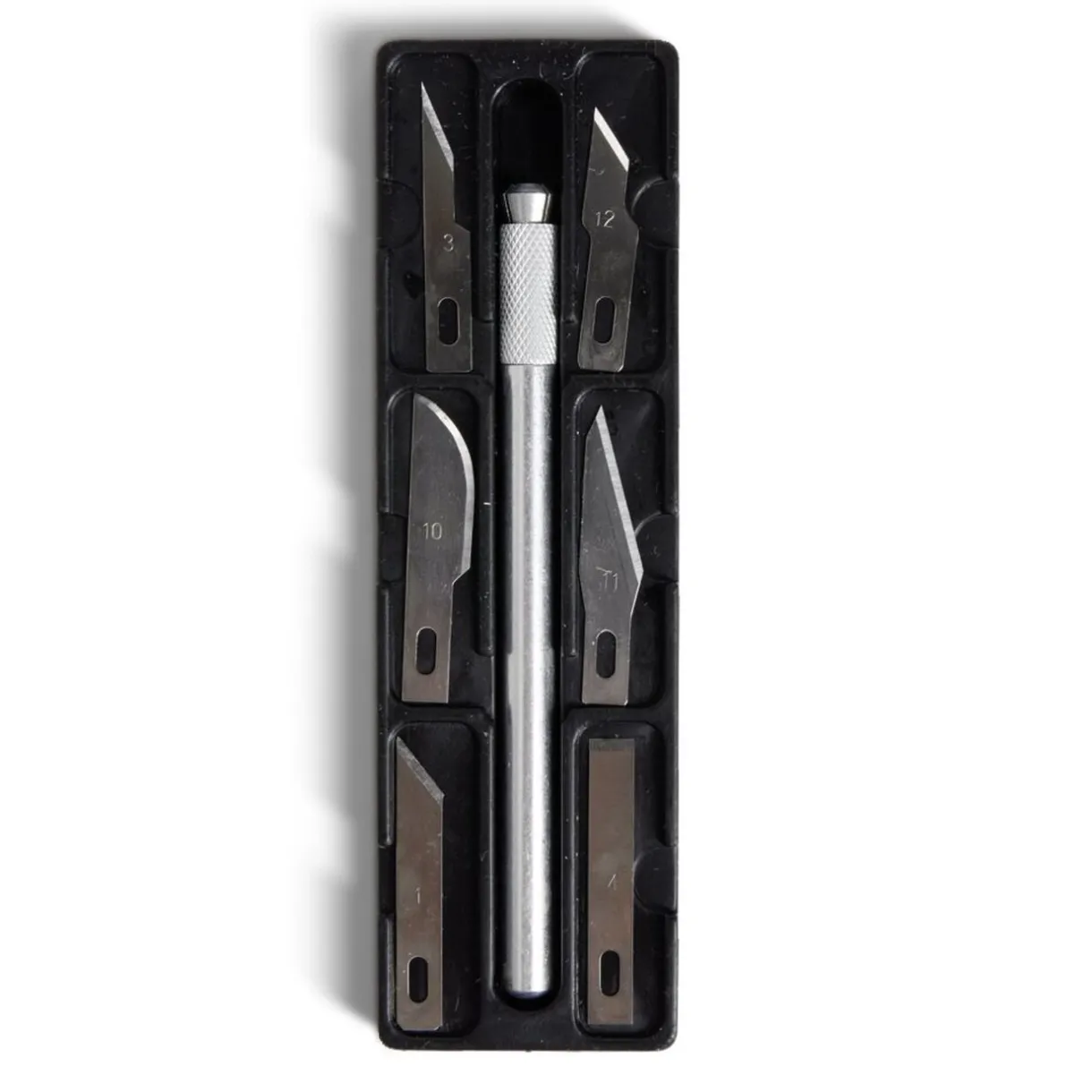 New Gifi Cutter de précision 7 lames incluses métal gris