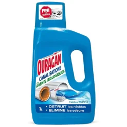 Nettoyage Et Entretien|Gifi Déboucheur Ouragan gel canalisations aux agents biologiques 1L