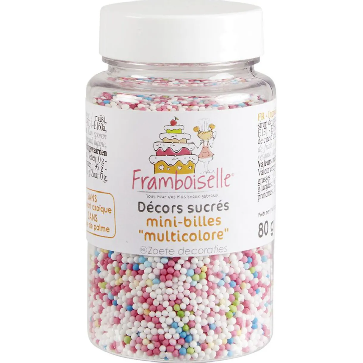 Décor sucré mini billes multicolores^Gifi Best