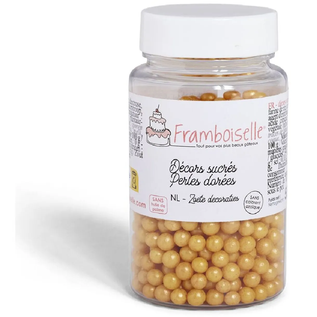 Décor sucré perles dorées Framboiselle 55g^Gifi Hot
