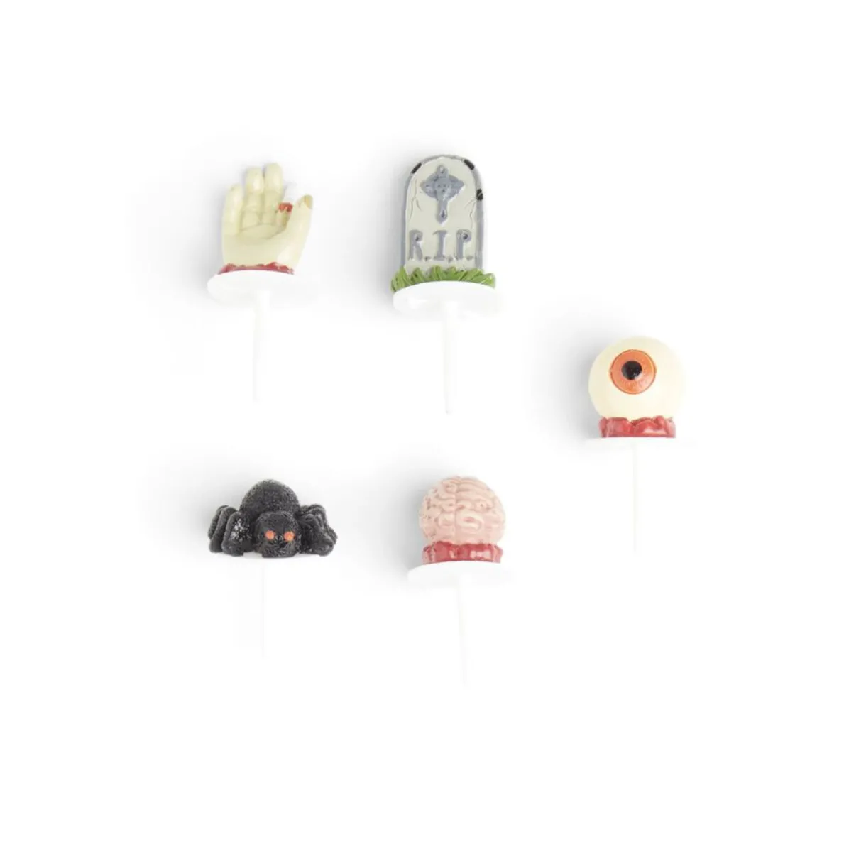 Décoration gâteau Halloween x5 en résine^Gifi