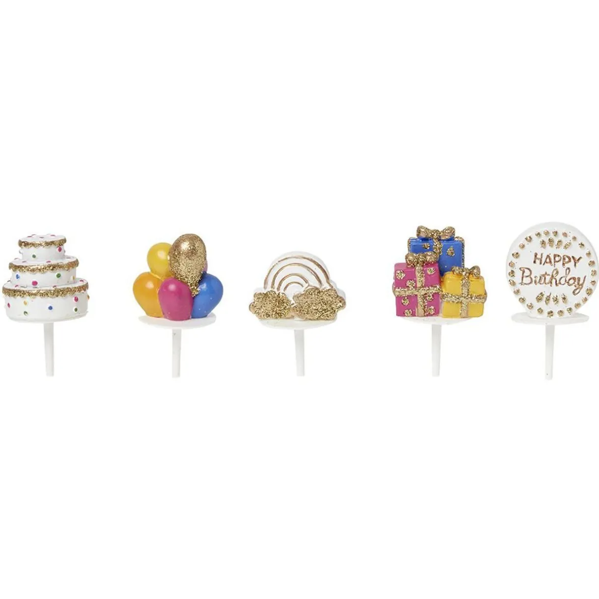 Décoration pour gâteau d'anniversaire x5^Gifi Best