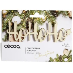 Décoration pour gâteau de Noël en bois^Gifi Online