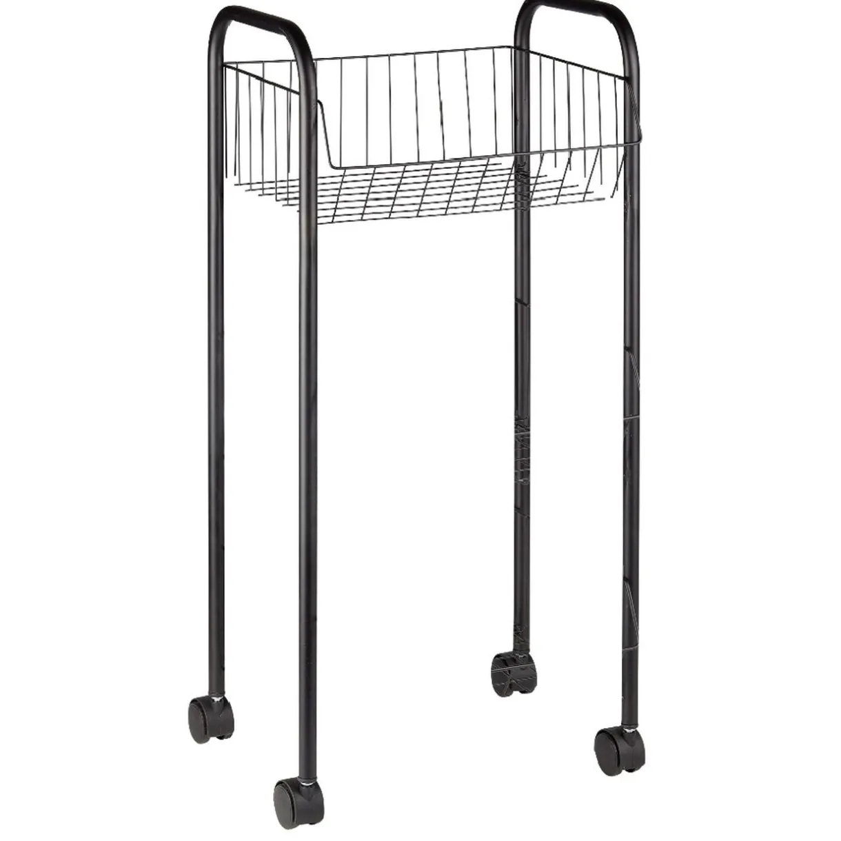 Desserte à roulettes 3 niveaux métal noir^Gifi Outlet