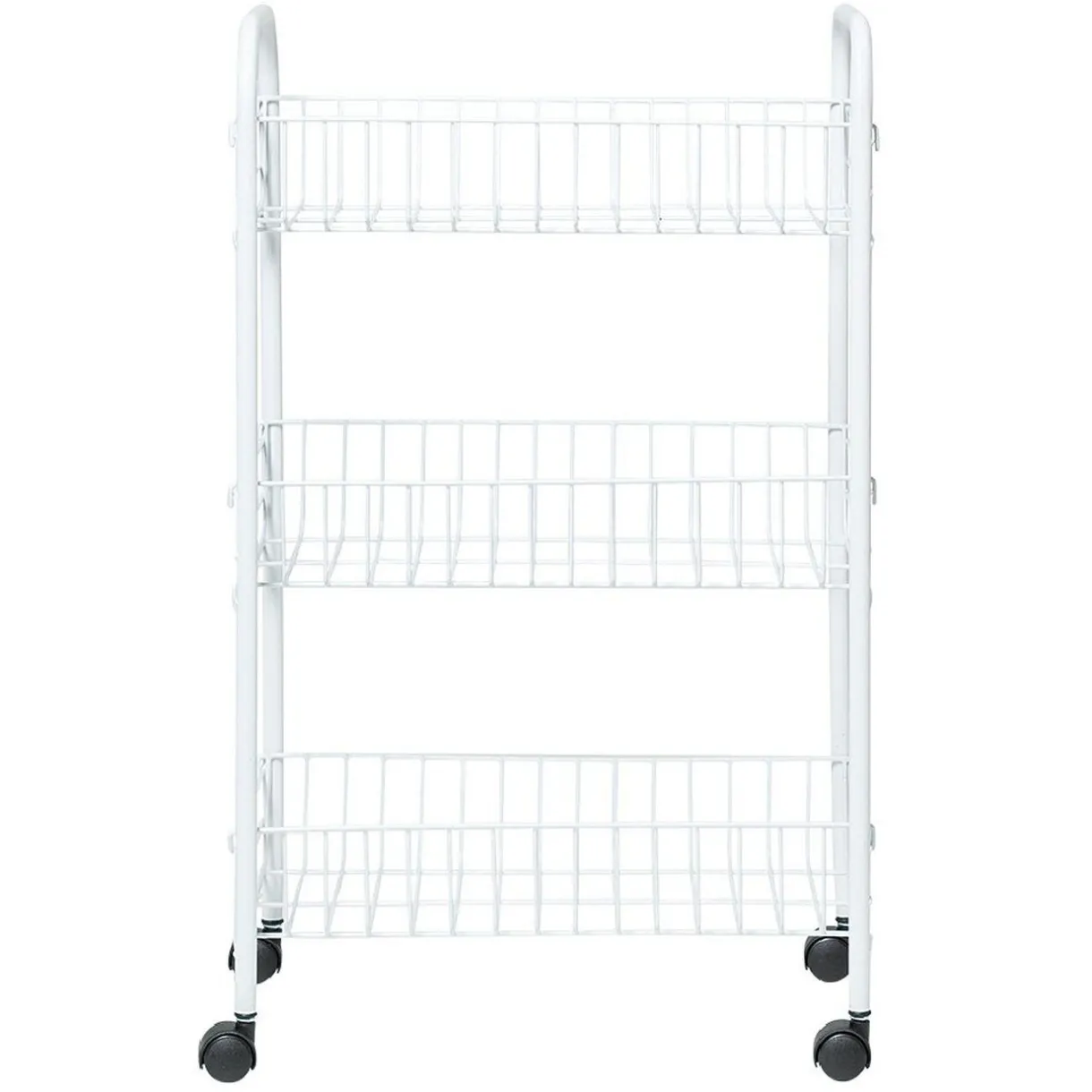 Desserte de cuisine 3 niveaux blanc^Gifi Discount