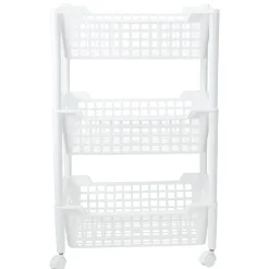 Desserte de cuisine 3 étages blanc^Gifi New