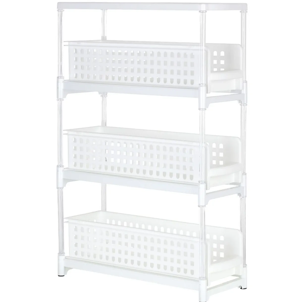 Desserte de cuisine 3 tiroirs coulissants blanc^Gifi Hot