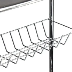 Gifi Desserte de salle de bains 4 niveaux métal gris