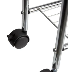 Gifi Desserte de salle de bains 4 niveaux métal gris