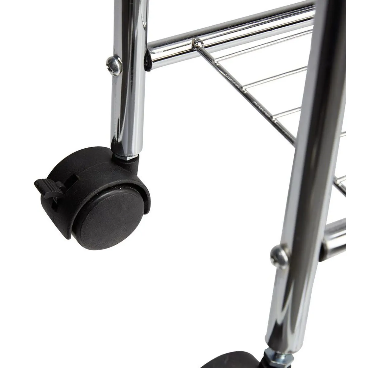 Gifi Desserte de salle de bains 4 niveaux métal gris