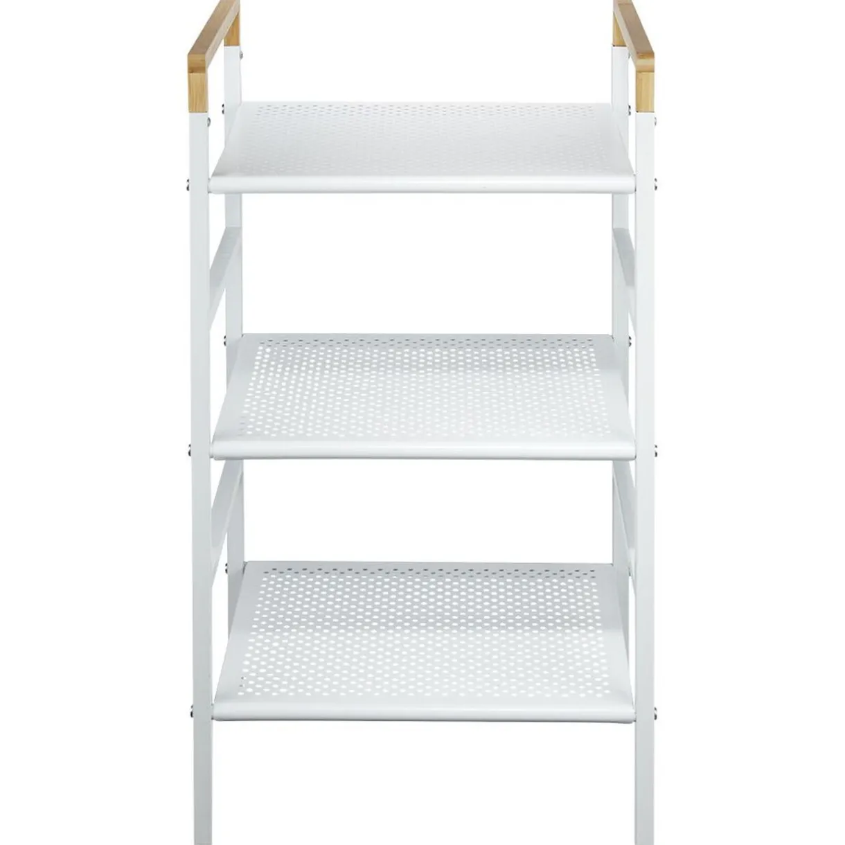 Gifi Desserte de salle de bains 3 niveaux métal blanc