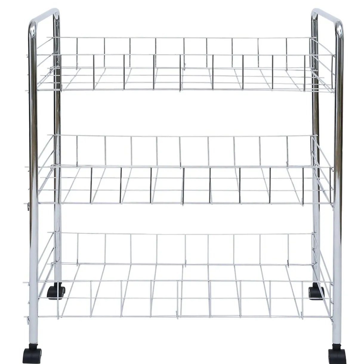 Desserte en métal 3 niveaux - 35,5xH66,5x26cm^Gifi Online