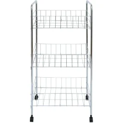 Desserte en métal 3 niveaux - 35,5xH66,5x26cm^Gifi Online