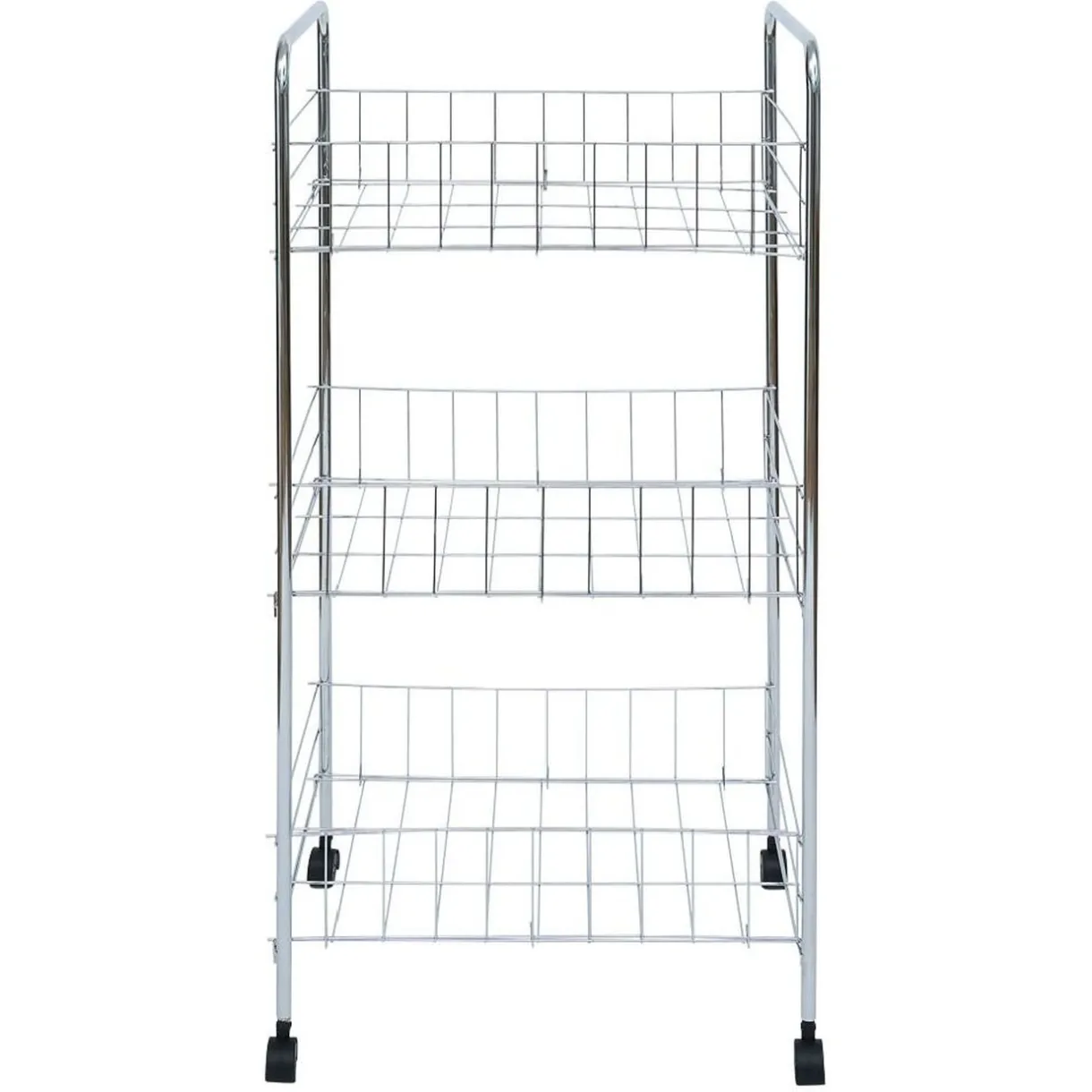 Desserte en métal 3 niveaux - 35,5xH66,5x26cm^Gifi Online