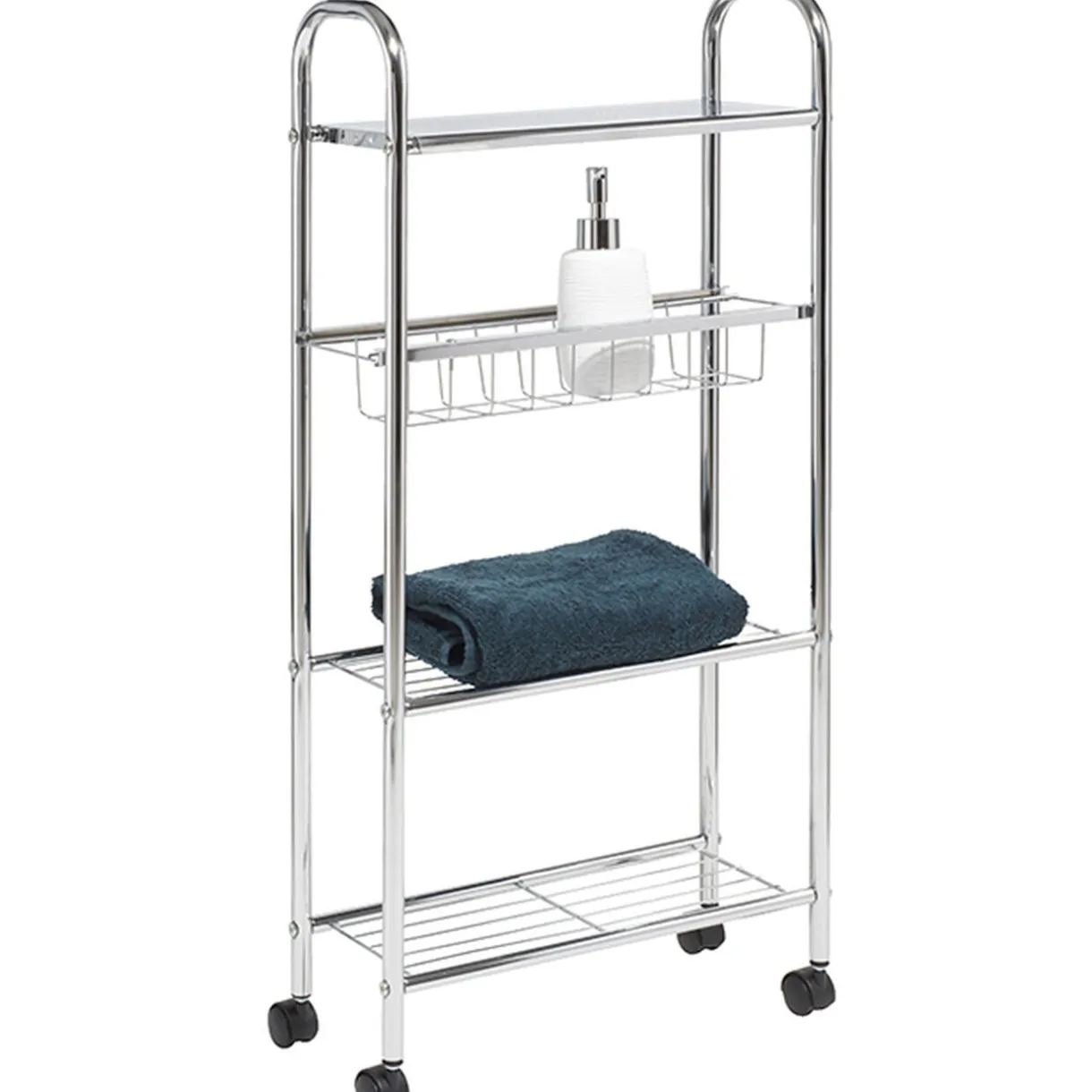 New Gifi Desserte salle de bain 4 niveaux