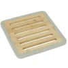 Dessous de plat en bambou avec contour en silicone^Gifi Online