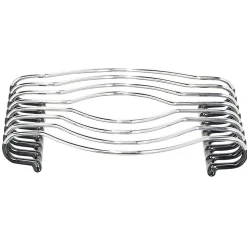 Dessous de plat en métal gris silicone antidérapant^Gifi