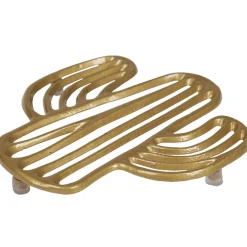 Dessous de plat forme cactus doré^Gifi Hot