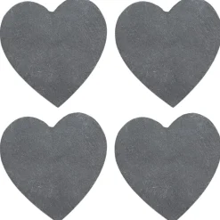 Dessous de verre ardoise coeur x4^Gifi Sale