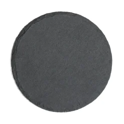 Dessous de verre rond en ardoise Ø10cm^Gifi Outlet