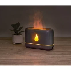 Gifi Diffuseur d'huiles essentielles à flamme noir