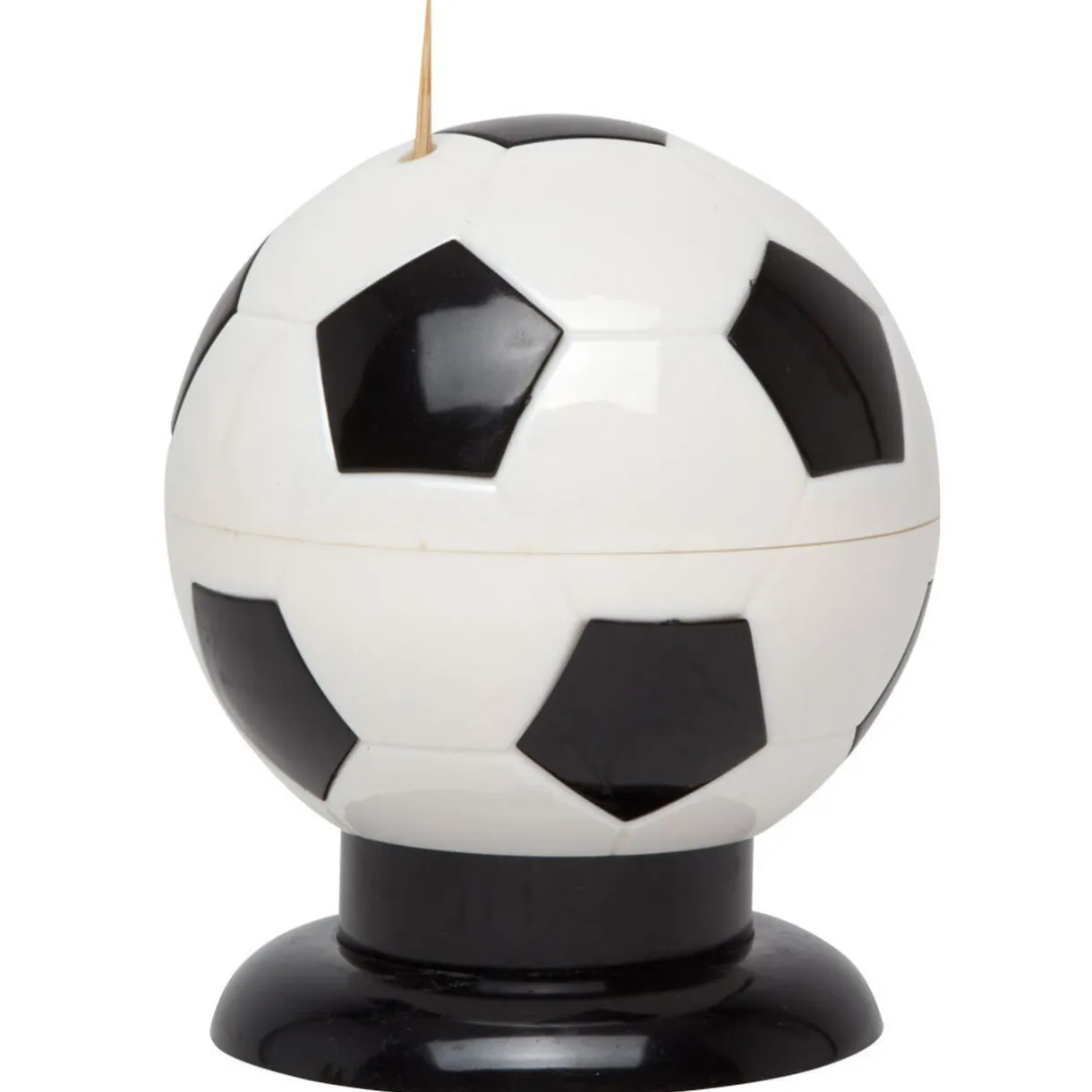 Distributeur à cures dents en forme de ballon de foot^Gifi Online