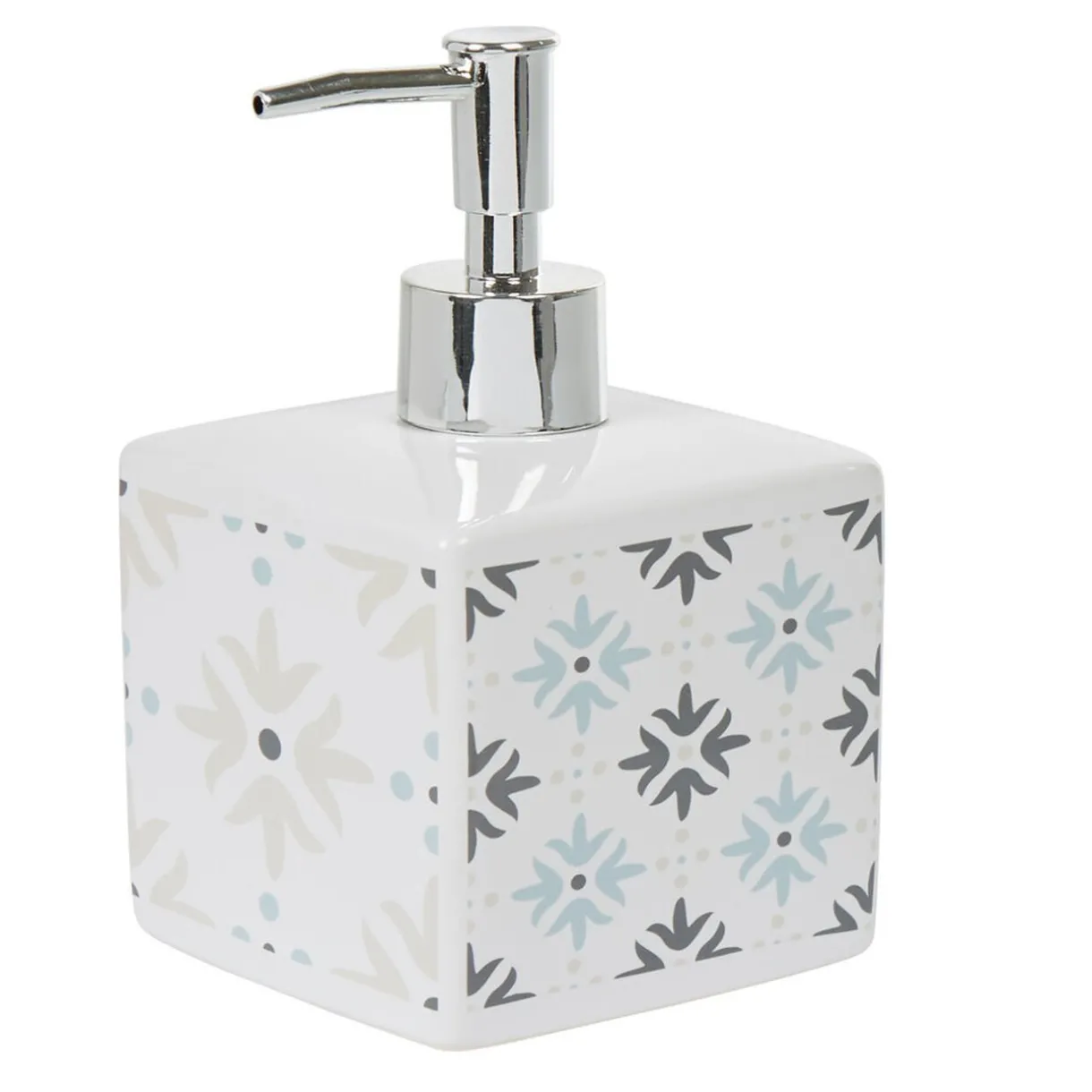 Best Gifi Distributeur à savon blanc design carreau de ciment