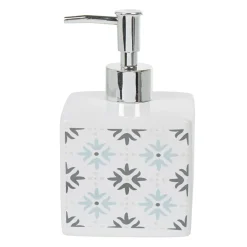 Best Gifi Distributeur à savon blanc design carreau de ciment