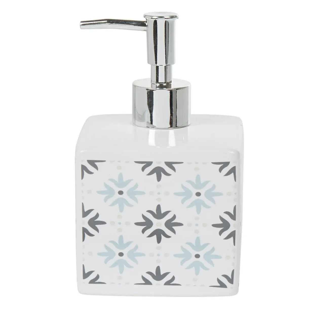 Best Gifi Distributeur à savon blanc design carreau de ciment