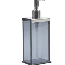 Clearance Gifi Distributeur à savon verre noir transparent