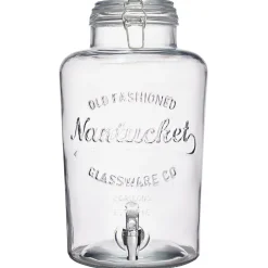 Distributeur de boisson en verre transparent avec robinet 8L - H36,5cm^Gifi Clearance